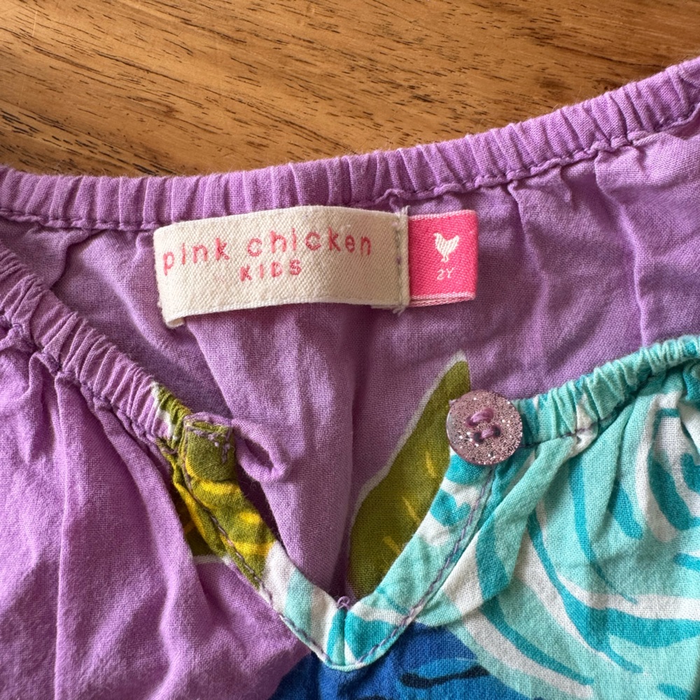 Pink Chicken summer top. - Picture 3 of 3